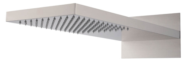 Лейка верхняя FUSION Nikel Brush 