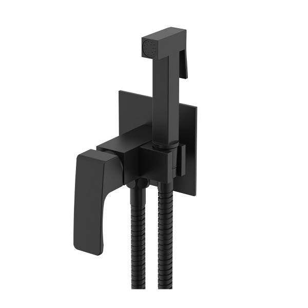 Смеситель Raglo с гигиеническим душем встраиваемый , черный R01.52.06