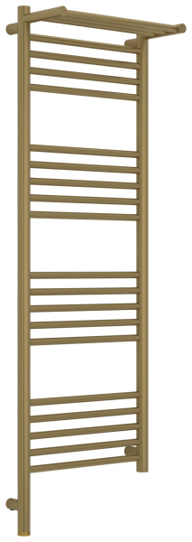 Электрический полотенцесушитель "БОГЕМА 3.1" 1П 1200х400 МЭМ левый (Золотой шёлк)