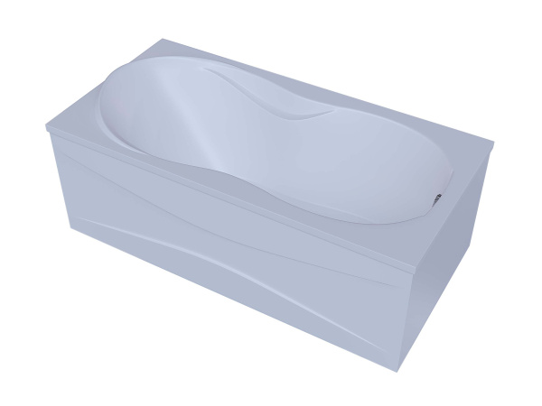 Акриловая ванна Aquatek Мартиника 180x90 прямоугольная, универсальная, с каркасом и экраном, без гидромассажа