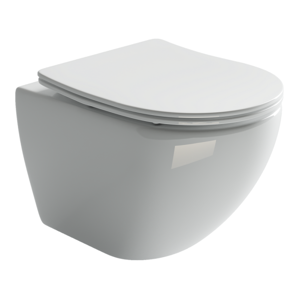 Подвесной унитаз Metropol Rimless белый