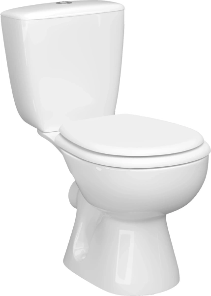 Унитаз-компакт КЕРАМИН Позитано двухрежимный, сиденье полипропилен (4810531134435)