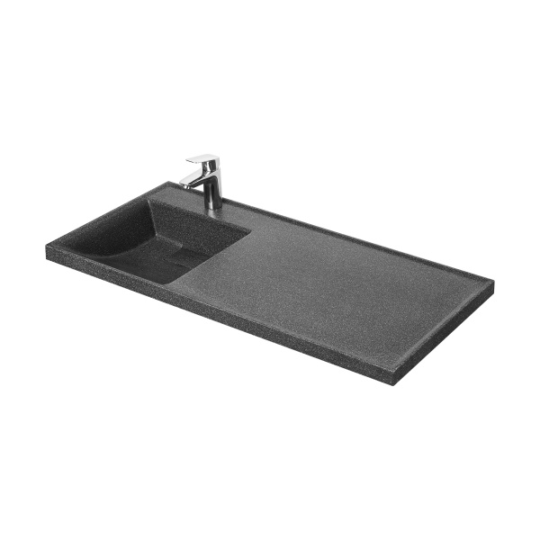 Раковина AQUATON Лондри 1050 графит левая 1A72833KLH21L в магазинах СантехГид
