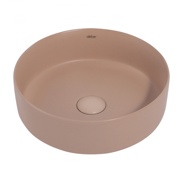Раковина накладная ABBER  Bequem AC2108MBB бежевая матовая в магазинах СантехГид