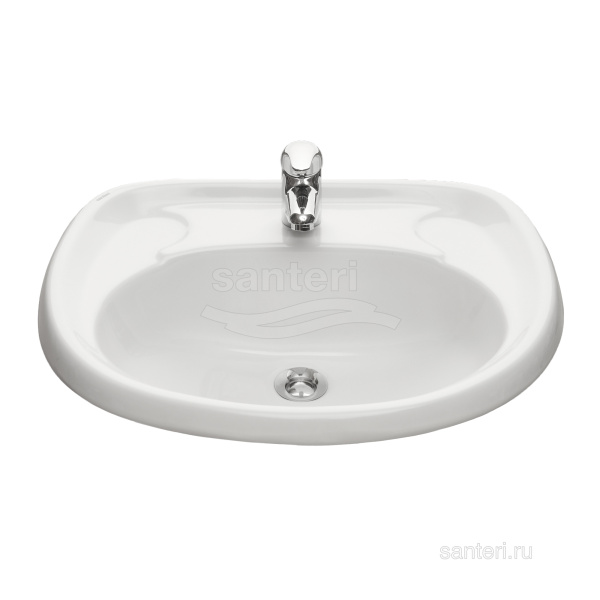 Умывальник Воротынск 57 3/вел 1/отв б/к Santeri 1.3111.7.S00.10B.0 в магазинах СантехГид