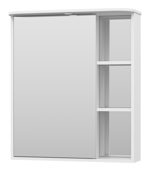 Зеркало-шкаф Венера - 70 лев. со светом белое