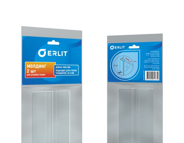 Молдинг 2000мм, в блистере ERLIT