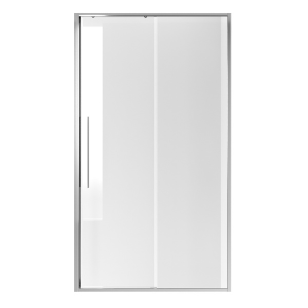 Дверь в нишу Niagara Nova (110х195) хром,стекло прозрачное,дверь раздвижная,1 место NG-64-11A 