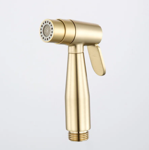 Гигиеническая лейка сатин золотой Frap F25-3