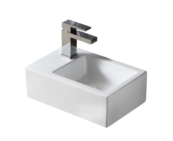 Раковина левая Azario 37*23,5*12,5 см в магазинах СантехГид