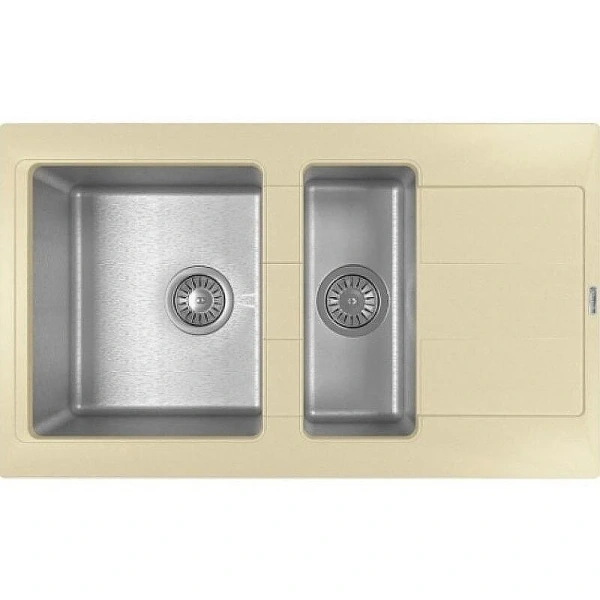 Мойка "Комби" 860 К, шампань FS