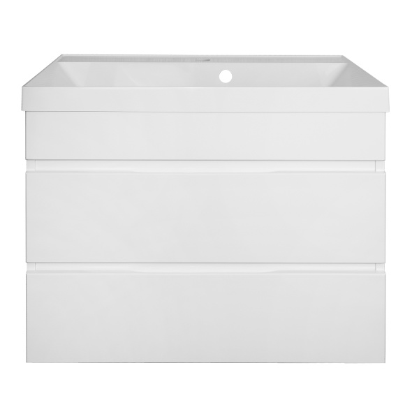 Комплект Azario Тумба Эстима 70/2 695х447х555 подвесная, с раковиной Астория 70, белый глянцевый () CS00094583