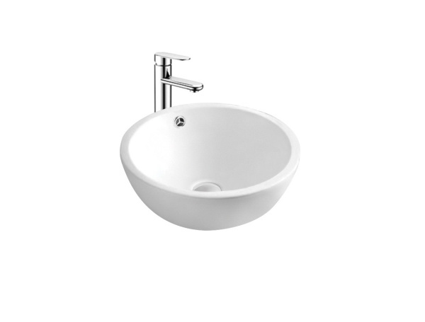 Раковина накладная для установки на столешницу AQUATEK AQ5354-00, 440*440*175 мм, встроенный канал перелива в магазинах СантехГид