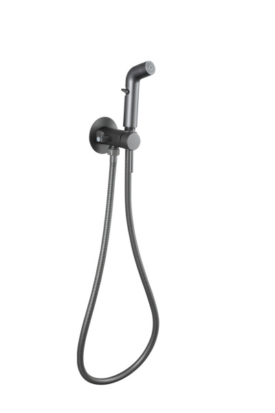 Гигиенический душ со смесителем оружейная сталь FRUD R7505-9