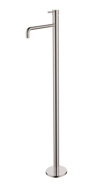 Смеситель для умывальника напольный Uno Nickel Brush