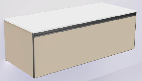 Тумба DAPHNE профиль ANTHRACITE + внутр. подсв.