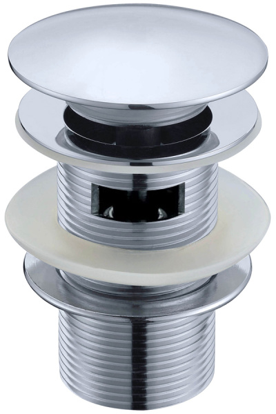 Слив для раковины с переливом, автомат(клик-клак) BRILLANTE в магазинах СантехГид