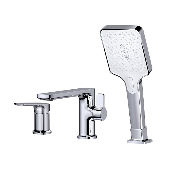 Смеситель Splenka S30.31 на борт ванны врезной монолитный, хром