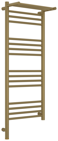 Электрический полотенцесушитель "БОГЕМА 3.1" 1П 1000х400 МЭМ левый (Золотой шёлк)