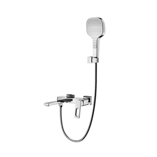 Смеситель Raglo для ванны и душа настенный излив поворотный 15 см, хром R51.30