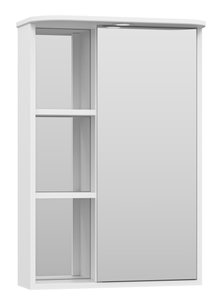 Зеркало-шкаф Венера - 55 прав. со светом белое