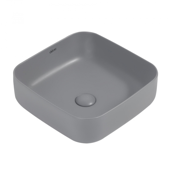 Раковина накладная ABBER Rechteck AC2211MG серая матовая в магазинах СантехГид