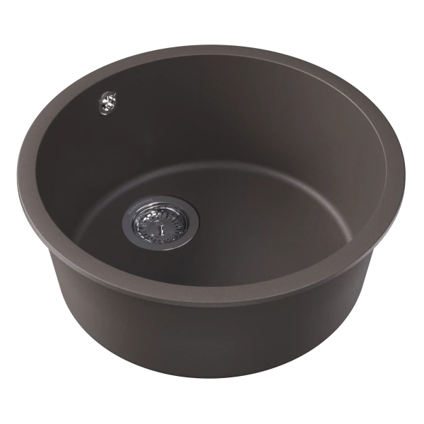 Мойка "Вега Зеро", серый шелк FS