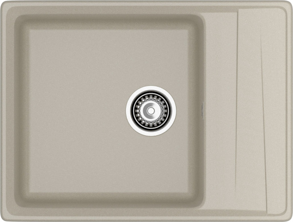 GRANFEST Мойка композит LEVEL, GF-LV-660L, чаш+кр 660*500, топаз