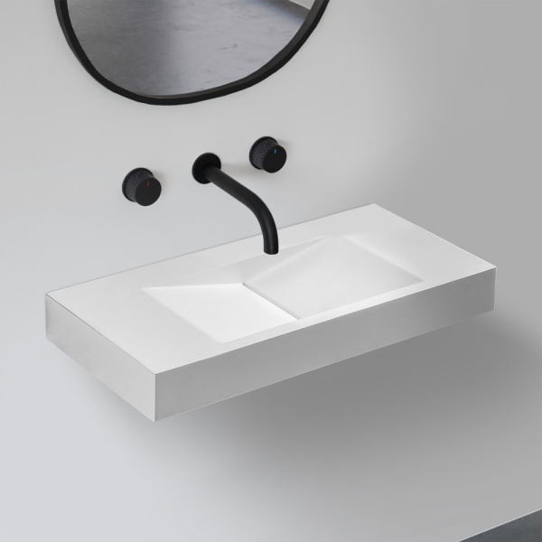 Раковина подвесная ABBER Stein AS2641 белая матовая в магазинах СантехГид