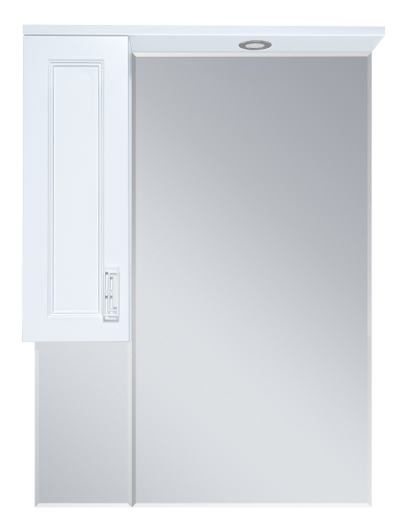 Зеркало-шкаф Дива - 65 со светом левое