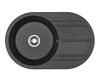 Кухонная мойка AQUATON Амира, графит () 1A712932AI210