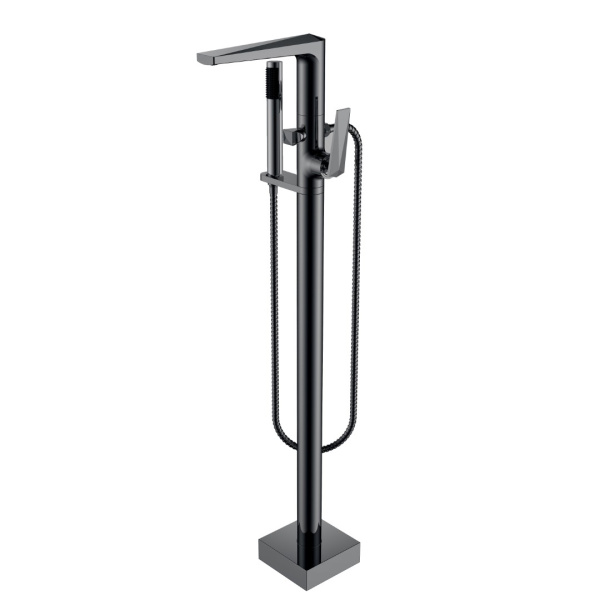 Смеситель напольный VENTURO Shine Gun Metall