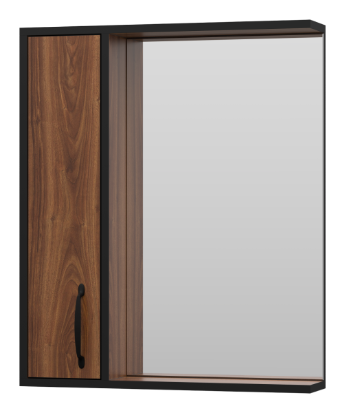 Зеркало Кедр - 60 с 1 шкавчиком левый Misty