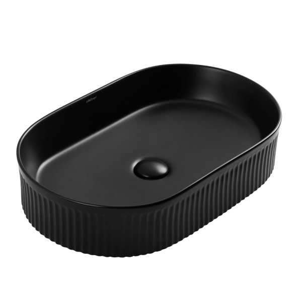 Раковина накладная ABBER Bequem AC2116MB черная матовая в магазинах СантехГид