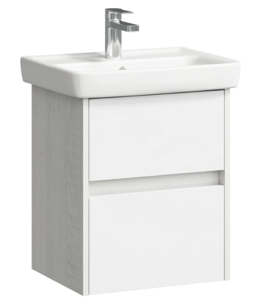 Подвесная тумба в цвете дуб канадский с двумя ящиками