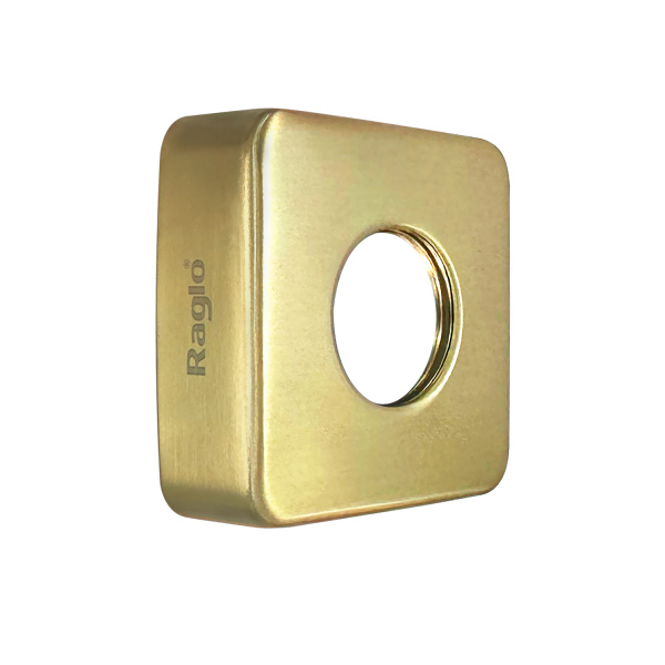 Отражатель (1 шт) для смесителя Raglo R599.07.03 квадратный, сатин
золотой