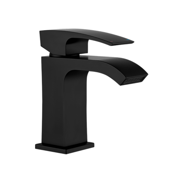 Смеситель для раковины черный GAPPO G1007-6