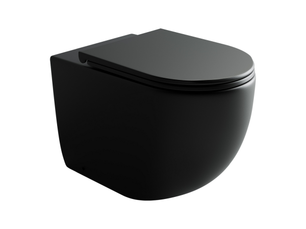 Унитаз напольный пристенный соло Metropol Rimless, глубокий смыв, горизонтальный (универсальный) вып