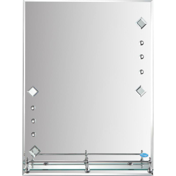 Зеркало с полкой 600*450 FRAP F692 