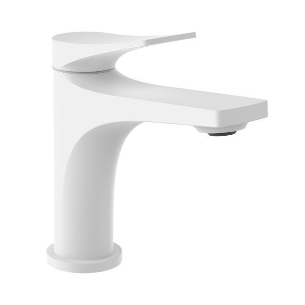 Смеситель Splenka S54.10.08 для раковины  монолитный, белый