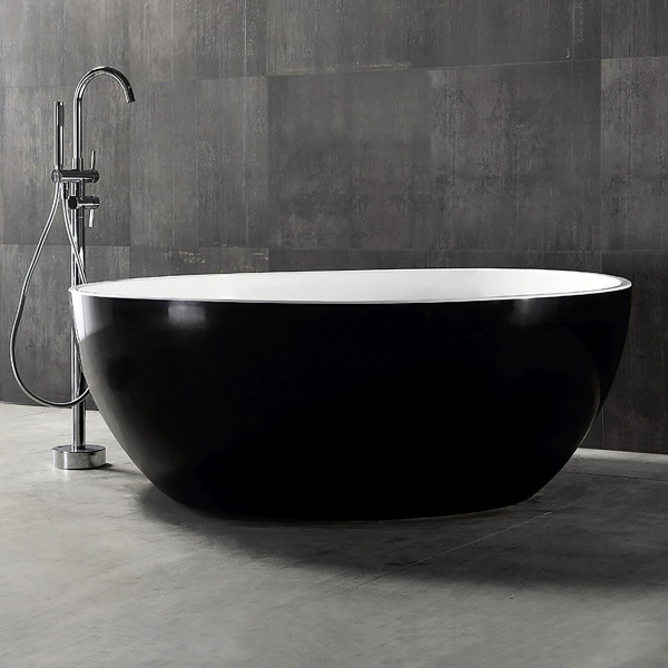 Акриловая ванна ABBER AB9279MB черная матовая