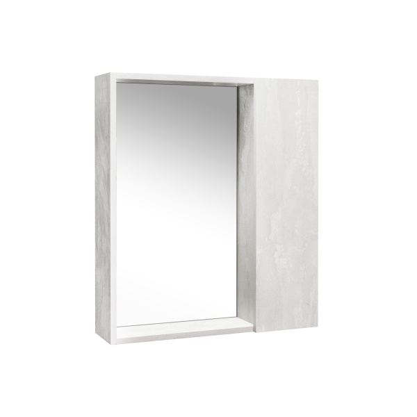 Зеркало со шкафом VIANT БЕРЛИН 60 подвесное цемент () VBER60C-ZSH
