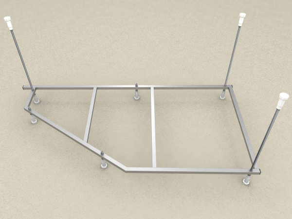 Сборный каркас к ванне Дива 150 (шпильки) универсальный