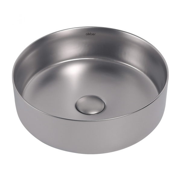 Раковина накладная ABBER Bequem AC2108MS серебро матовое в магазинах СантехГид