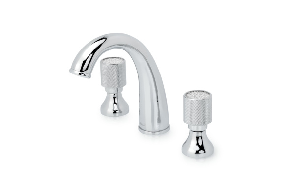 Смеситель для раковины на 3 отв. ROYAL CRYSTAL, хром_Комплект