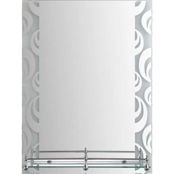 Зеркало с полкой 600*450 FRAP F695 