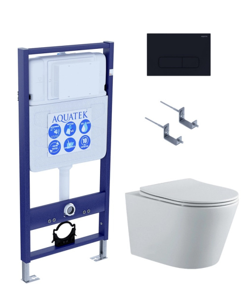 Инсталляция Set AQUATEK ВЕГА-1905-017 (рама AQUATEK Standard INS-0000012 с клавишей и крепежом