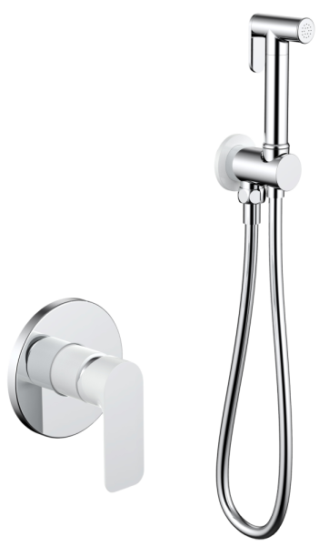 Гигиенический душ встреваемый белый GAPPO G7248