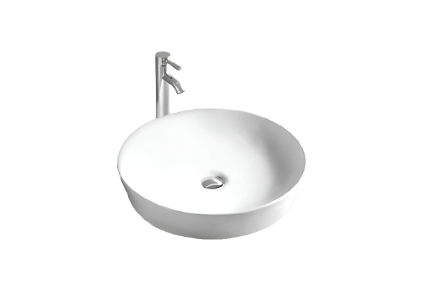 Раковина накладная для установки на столешницу AQUATEK ЕВРОПА AQ5558-MW 415*415*135, матовый белый в магазинах СантехГид