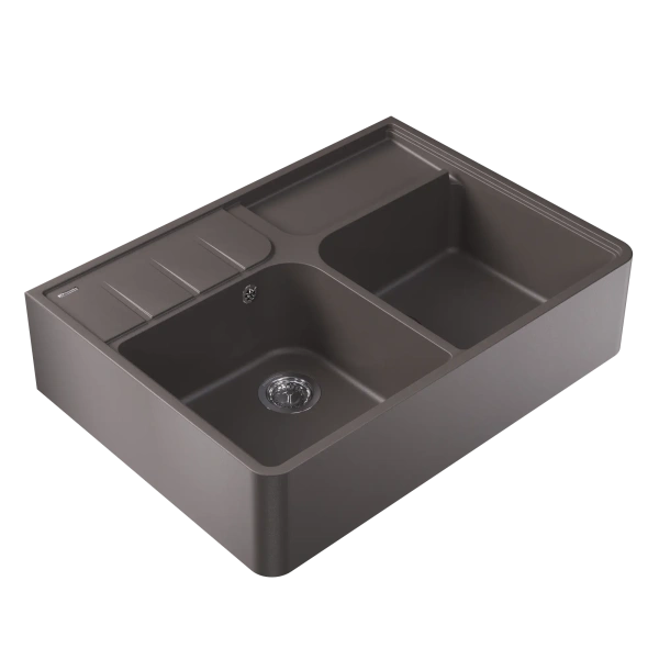 Мойка "Вилладжио", серый шелк FS